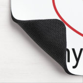 Ich Liebe selbst Design Mousepad (Ecke)