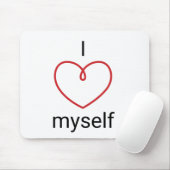 Ich Liebe selbst Design Mousepad (Mit Mouse)