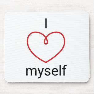 Ich Liebe selbst Design Mousepad