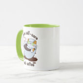 Ich Liebe Selbstversorger und Kaffee Funny Coffee Tasse (Vorderseite Links)