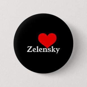 Ich liebe Selenskyj Ukraine Präsident Wolodymyr Li Button
