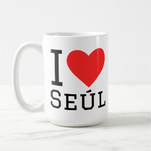 Ich liebe Seoul Kaffeetasse