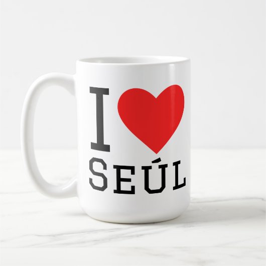 Ich liebe Seoul  Kaffeetasse (Links)