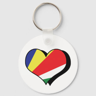 Ich liebe Seychellen Schlüsselanhänger