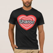 Ich Liebe Sharon. Ich Liebe dir Sharon. Herz T-Shirt (Vorderseite)