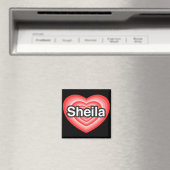 Ich Liebe Sheila. Ich Liebe dir Sheila. Herz Magnet (In Situ (Geschirrspüler))