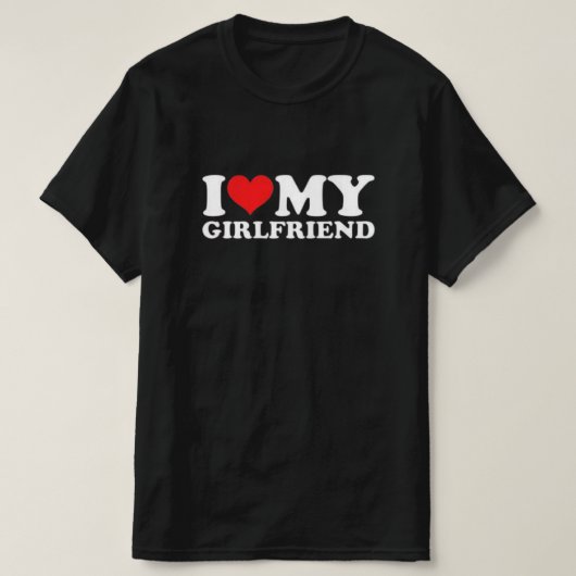 Ich Liebe Shirt meiner Freundin, ich höre meine Fr (Design vorne)