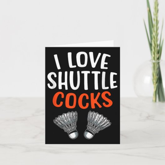 Ich liebe Shuttle S Karte (Vorderseite)