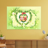 Ich Liebe Sie 4 ummantelte Canvas Leinwanddruck (Insitu (Wohnzimmer))