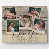 Ich Liebe Sie | 5 FOTO | Fotoplatte (Vorderseite)