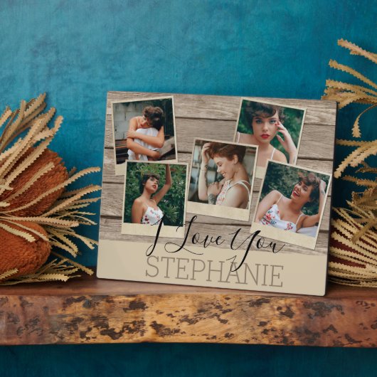 Ich Liebe Sie | 5 FOTO | Fotoplatte (Seite)