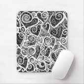 Ich Liebe Sie Abstrakte Scratch Art Design Mousepad (Mit Mouse)