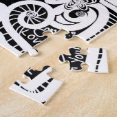 Ich Liebe Sie Abstrakte Scratch Art Design Puzzle (Seite)