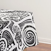 Ich Liebe Sie Abstrakte Scratch Art Design Tischdecke (Beispiel)