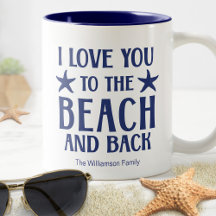 Ich Liebe Sie an den Strand und zurück - Zitat Nav
