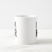 Ich Liebe sie... (Angewohnt), Valentinstag Kaffeetasse (Mittel)