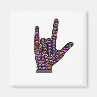 Ich Liebe, Sie ASL Magnet