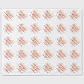 Ich Liebe Sie auf den Mond und das Rücken-Papier Geschenkpapier (Flach)