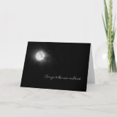 Ich Liebe Sie auf den Mond und zurück Grußkarte Karte (Vorderseite)