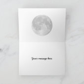 Ich Liebe Sie auf den Mond und zurück, individuell Karte (Innenseite)
