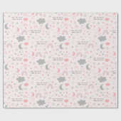 Ich Liebe Sie auf den Mond und zurück Wrapping Pap Geschenkpapier (Flach)