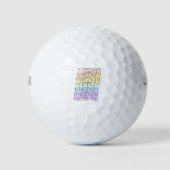 Ich Liebe Sie auf Koreanisch - 사 랑 해 - Koreanische Golfball (Vorderseite)
