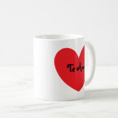 "Ich Liebe Sie" (auf spanisch) Tasse (VorderseiteRechts)