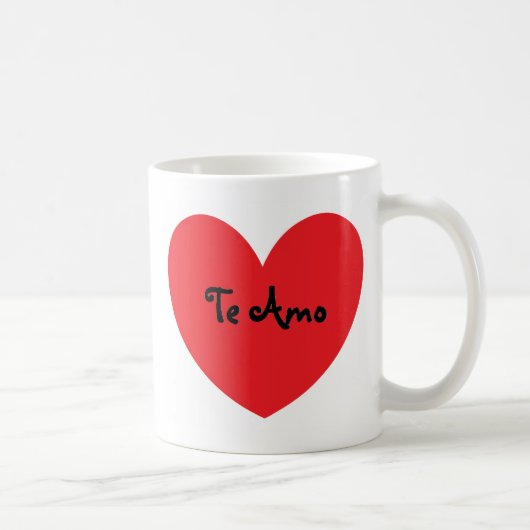 "Ich Liebe Sie" (auf spanisch) Tasse (Rechts)