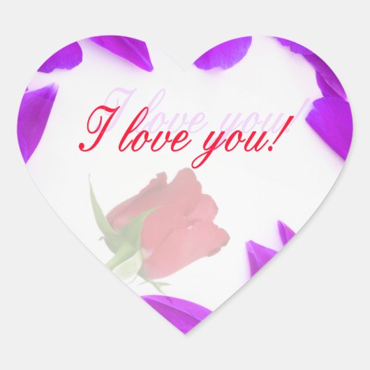 Ich Liebe Sie - Aufkleber (Vorderseite)