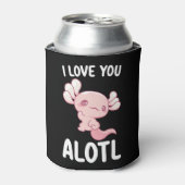 Ich Liebe Sie Axolotl Valentinstag Dosenkühler (Kanne Vorderseite)