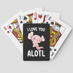 Ich Liebe Sie Axolotl Valentinstag Spielkarten