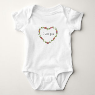 Ich Liebe Sie Baby Kleidung Strampler