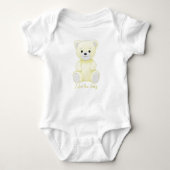 Ich Liebe Sie Baby Yellow Bär Cudly Toy Bodysuit Baby Strampler (Vorderseite)