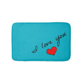 Ich Liebe Sie Badematte (Vorderseite)