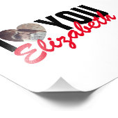 Ich Liebe Sie benutzerdefiniertes Foto Herz und Na (Ecke)