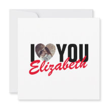 Ich Liebe Sie benutzerdefiniertes Foto Herz und Na