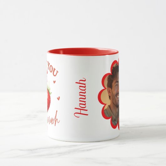 Ich Liebe Sie Berry Much Sweet Valentine's Day Tasse (Zentrum)