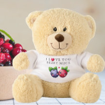 Ich Liebe Sie Berry Much Teddy Bär