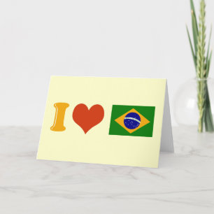 Ich Liebe Sie Brasilien Karte