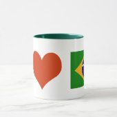 Ich Liebe Sie Brasilien Tasse (Zentrum)