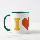 Ich Liebe Sie Brasilien Tasse (Links)