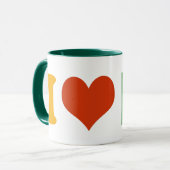 Ich Liebe Sie Brasilien Tasse (Vorderseite Links)