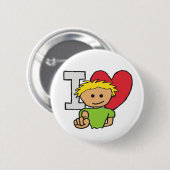 Ich Liebe Sie Button (Vorne & Hinten)