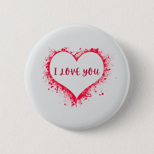 Ich Liebe Sie Button (Vorderseite)