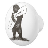 Ich Liebe Sie California Bären umarmt Staat Keramikknauf (Rechts)