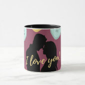 Ich Liebe Sie Candy Hearts Couple Tasse (Zentrum)