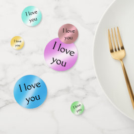 Ich Liebe Sie Confetti Konfetti