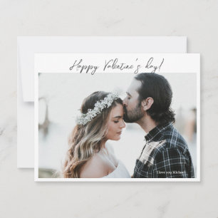 Ich Liebe Sie Couple Foto Valentine Day Card Feiertagskarte