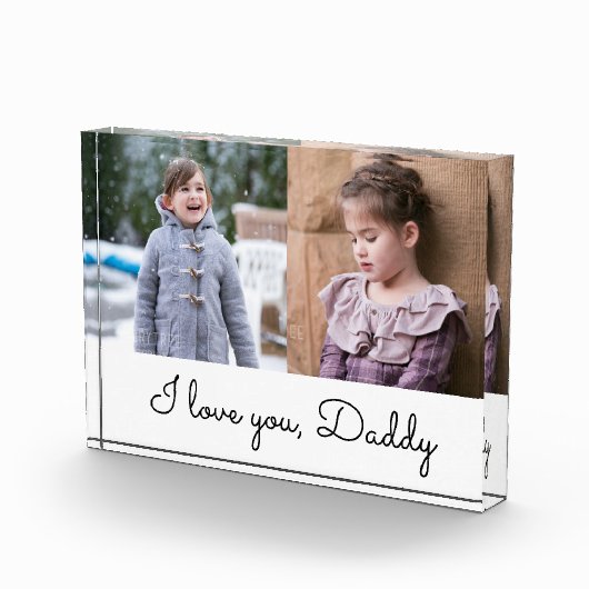 Ich Liebe Sie Daddy / Collage Fotoblock (Rechts)