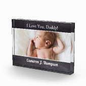 Ich Liebe Sie Daddy Custom Foto Vater Tag (Rechts)